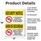Signmission Drugs Or Alcohol Dismiss Bilingual OSHA Security Notice Sign, Plastic, 12in W x 18in L, 2PK OS-2PACK-SN-P-1218-L-11530 - alternate 2